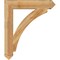 Ekena Millwork Thorton Arts & Crafts Rough Sawn Bracket, Western Red Cedar, 6"W x 36"D x 42"H BKT06X36X42THR03RWR - alternate 3